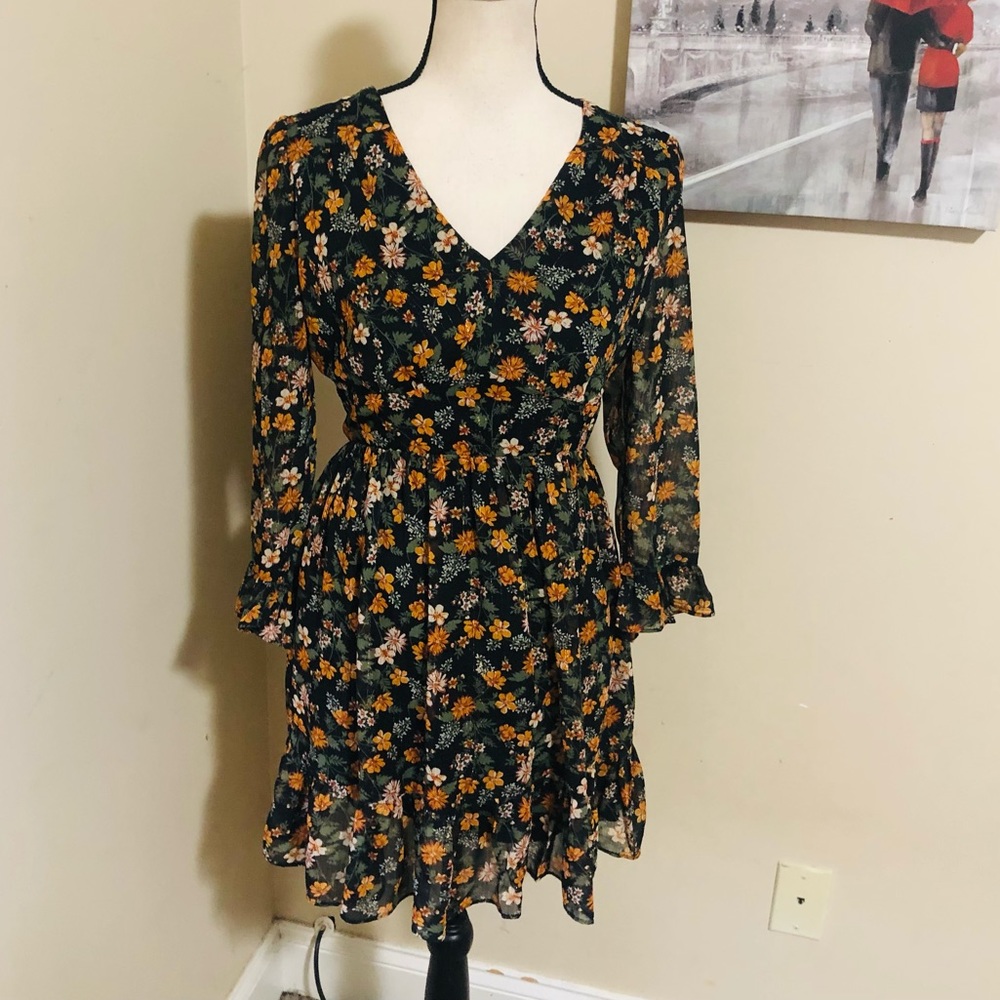 Altar’d State Floral Boho Mini Dress